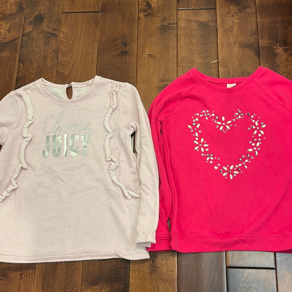 Lots of two tops with rhinestones.
